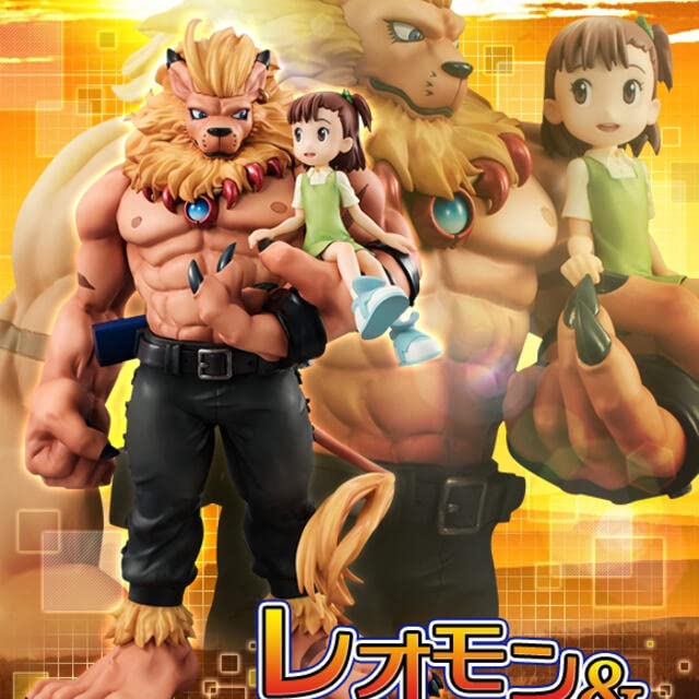 Amazon.co.jp: デジモン レオモン ＆ 加藤樹莉 フィギュア : ホビー